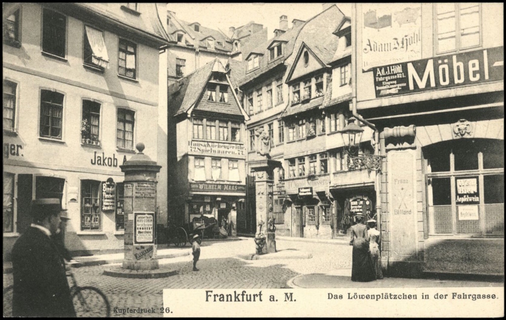 Frankfurt a. M., Fahrgasse, Lowenplatzchen