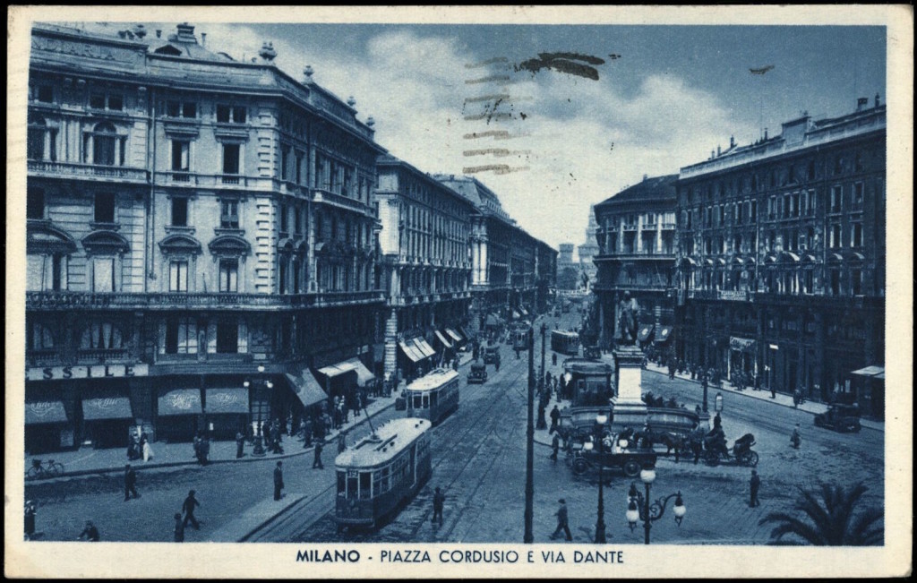 Milano, Piazza Cordusio, Via Dante