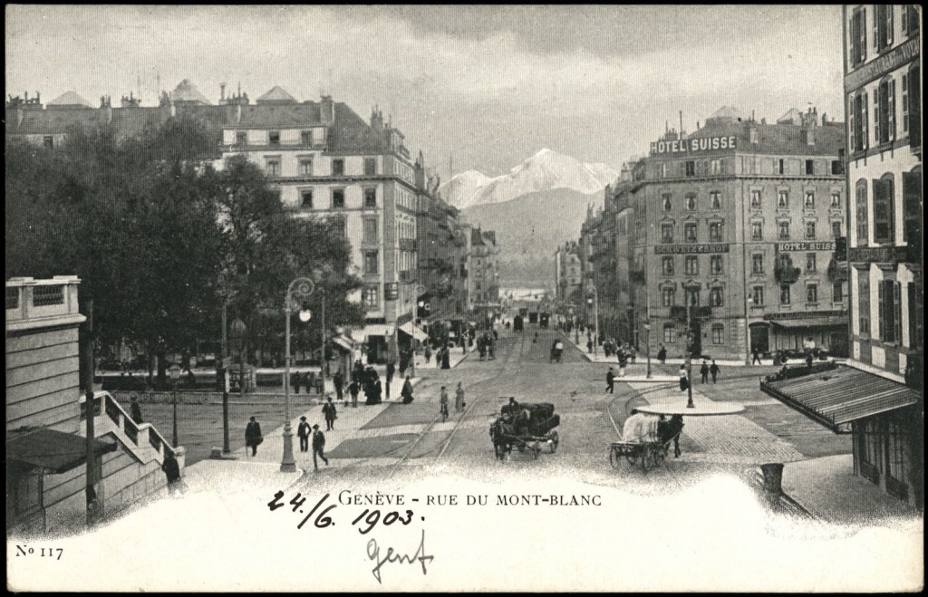 Geneve, Rue du Mont-Blanc