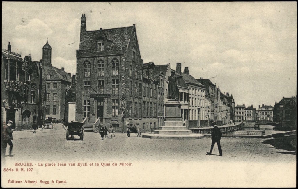 Bruges, Place Jean van Eyck, Quai du Miroir