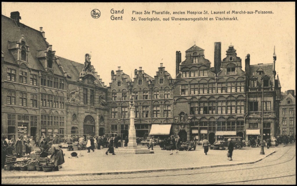 Gand, Place Ste Pharailde, Marche-aux-Poissons