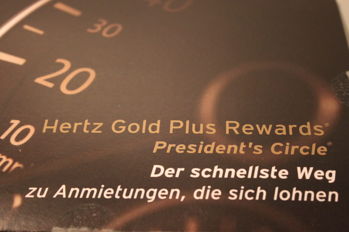 Kostenloser Hertz President's Circle Status You Have Been Upgraded