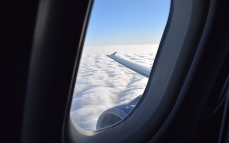 Fenster, Flugzeug, Himmel, Platane Flugzeug Hobel, Flug, draußen