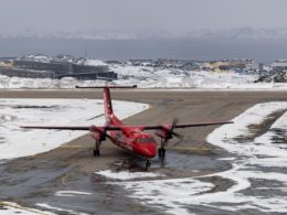 draußen, Flugzeug, Transport, Schnee, Fahrzeug, Luftfahrt, Flugreise, Gelände, Platane Flugzeug Hobel, rot, Winter, Runway, Hubschrauber, Berg