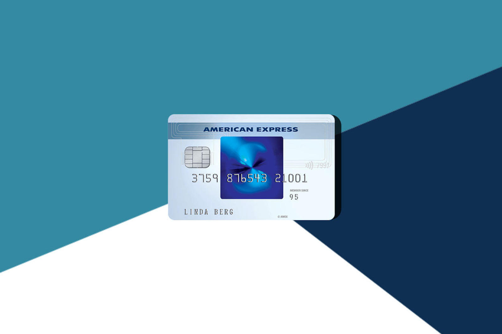 American Express Blue. Синий экспресс.