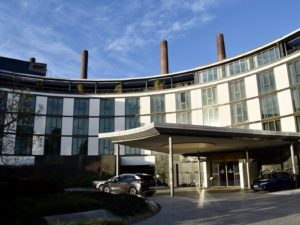 draußen, Himmel, Wolke, Gebäude, Architektur, Hotel, halten, Stadt