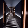 Treppe, Im Haus, Wand, Geländer, Boden, Gebäude, Decke, Licht, Flur