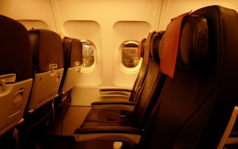 Flugzeugkabine, Flugzeug, Im Haus, Passagier, Platane Flugzeug Hobel, Wand, Zug