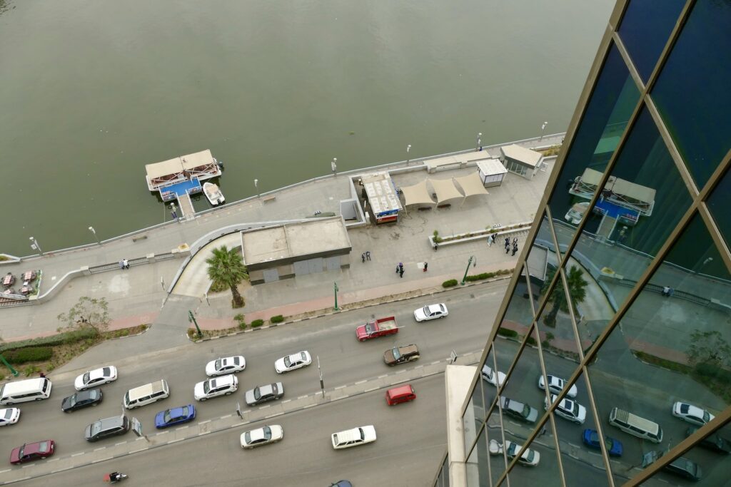 draußen, Fahrzeug, Auto, Wasser, Luftfotografie, Boot, Stadt