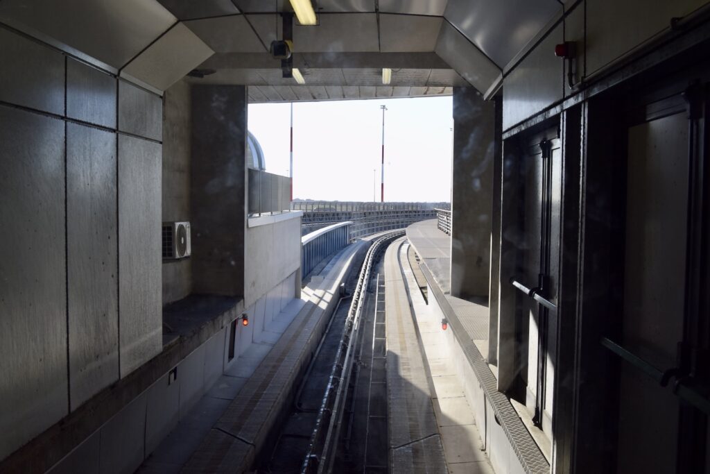 Bahn, Gebäude, Eisenbahn, Bahnhof, Stahl, draußen, Zug, Leer, U-Bahn