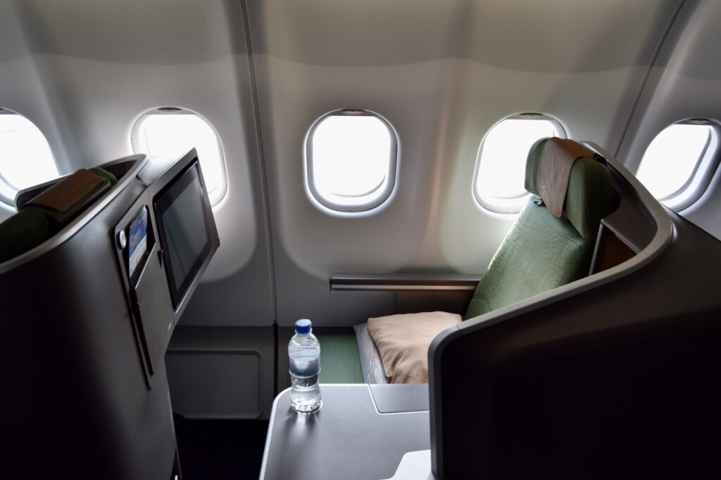 Flugzeugkabine, Passagier, Im Haus, airbus