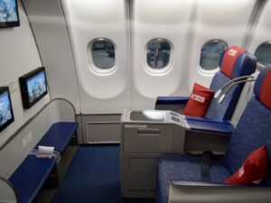 Im Haus, Flugzeugkabine, Flugzeug, Passagier, Wand