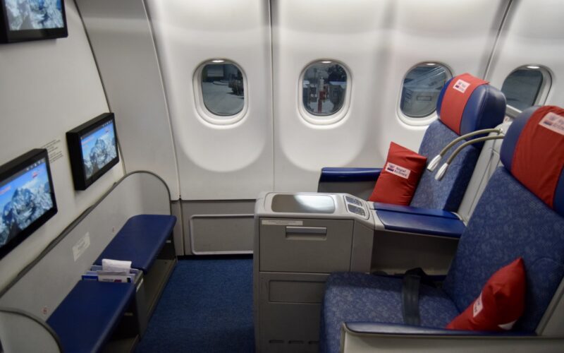 Im Haus, Flugzeugkabine, Flugzeug, Passagier, Wand