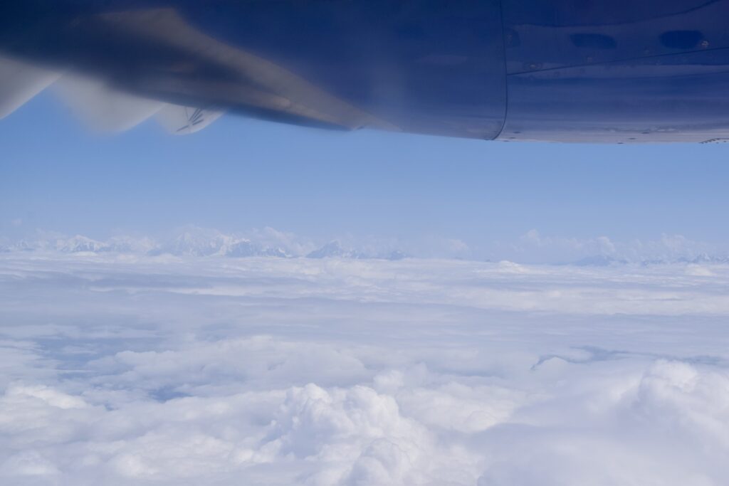 Wolke, Platane Flugzeug Hobel, Himmel, draußen, Wolken, Flugzeug, Schnee, Flug