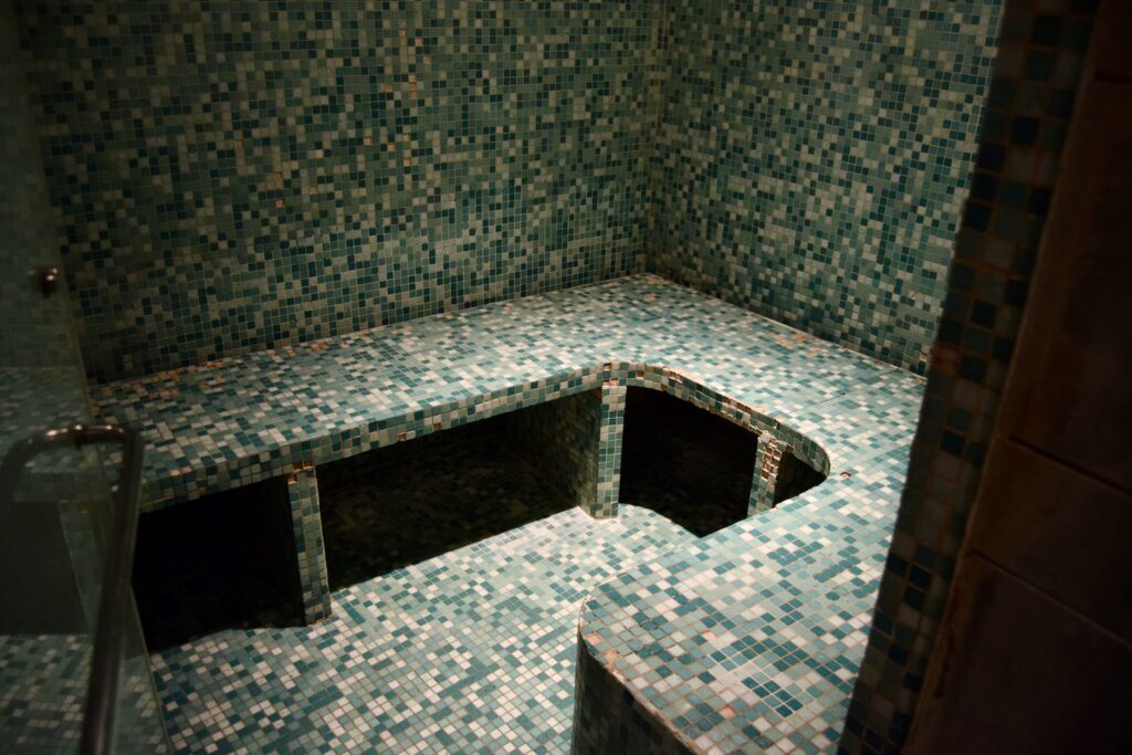 Wand, Im Haus, Badezimmer, Kachel, gekachelt, Verlassen, Toilette
