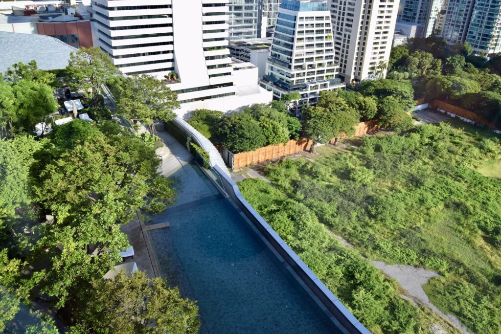 draußen, Wasser, Pflanze, Baum, Städtebau, Wolkenkratzer, Hochhaus, Luftfotografie, Gebäude, Stadt, Gras, Fluss, Luftbild, Reise