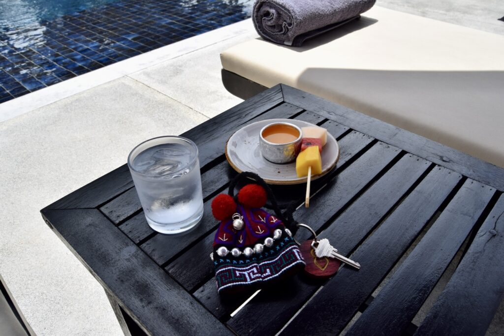 Softdrink, Tisch, Gelände, Sitzen, draußen, Drink, Essen